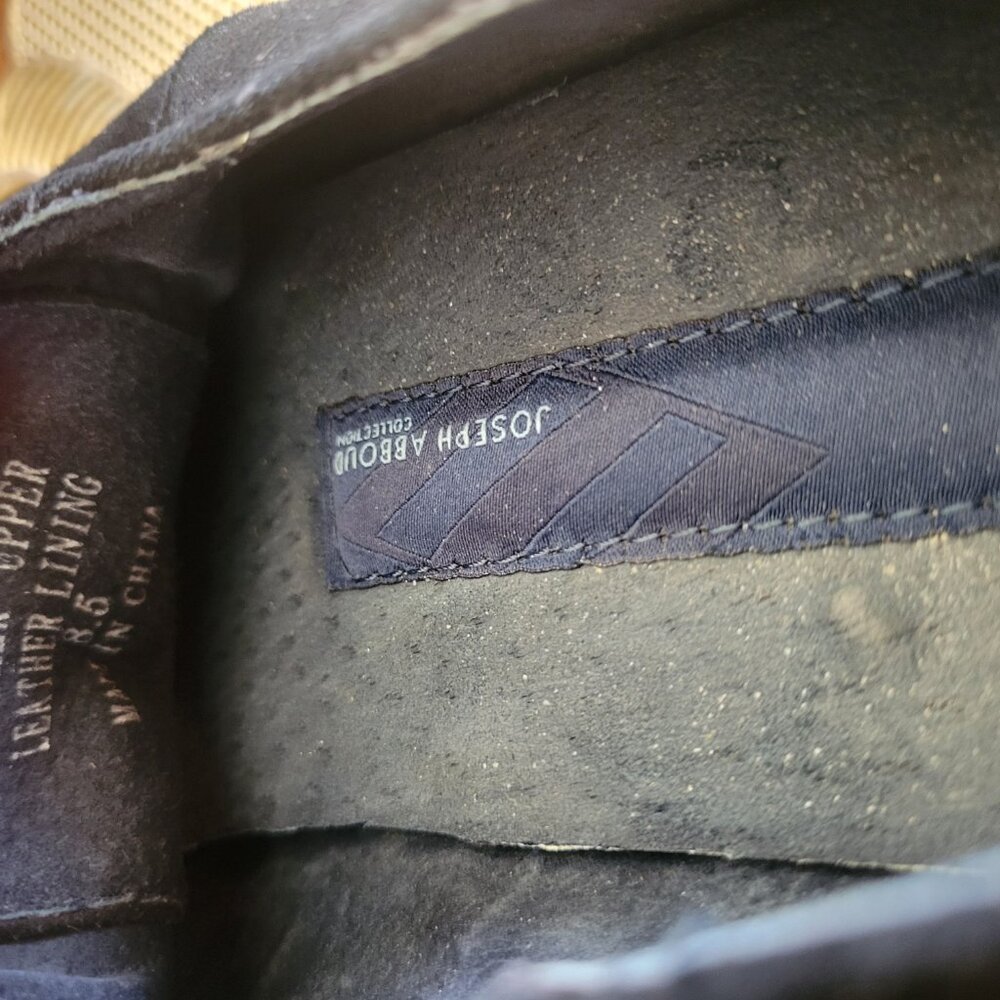 Joseph Abboud Oxfords Men's Gray Suede Cap Toe Lace Up Derby Dress Shoes - Picture 3 of 5